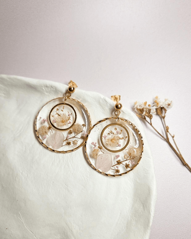 Boucles d'oreilles "Eclosia"