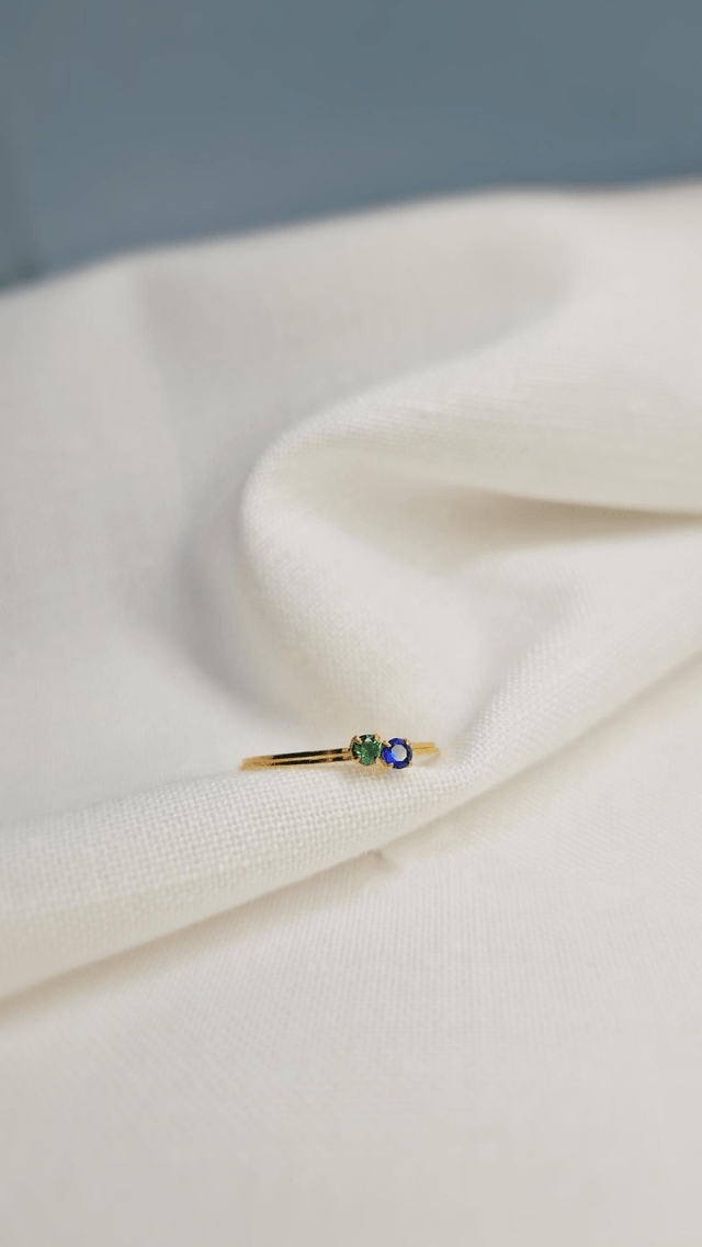 Bague "Sloane" 🟢