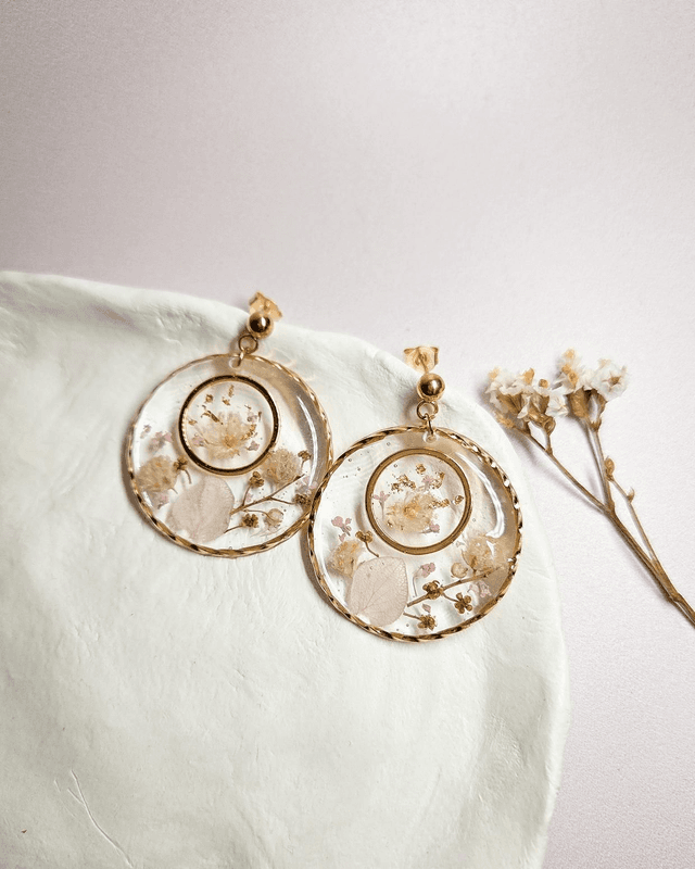 Boucles d&#039;oreilles &quot;Eclosia&quot;